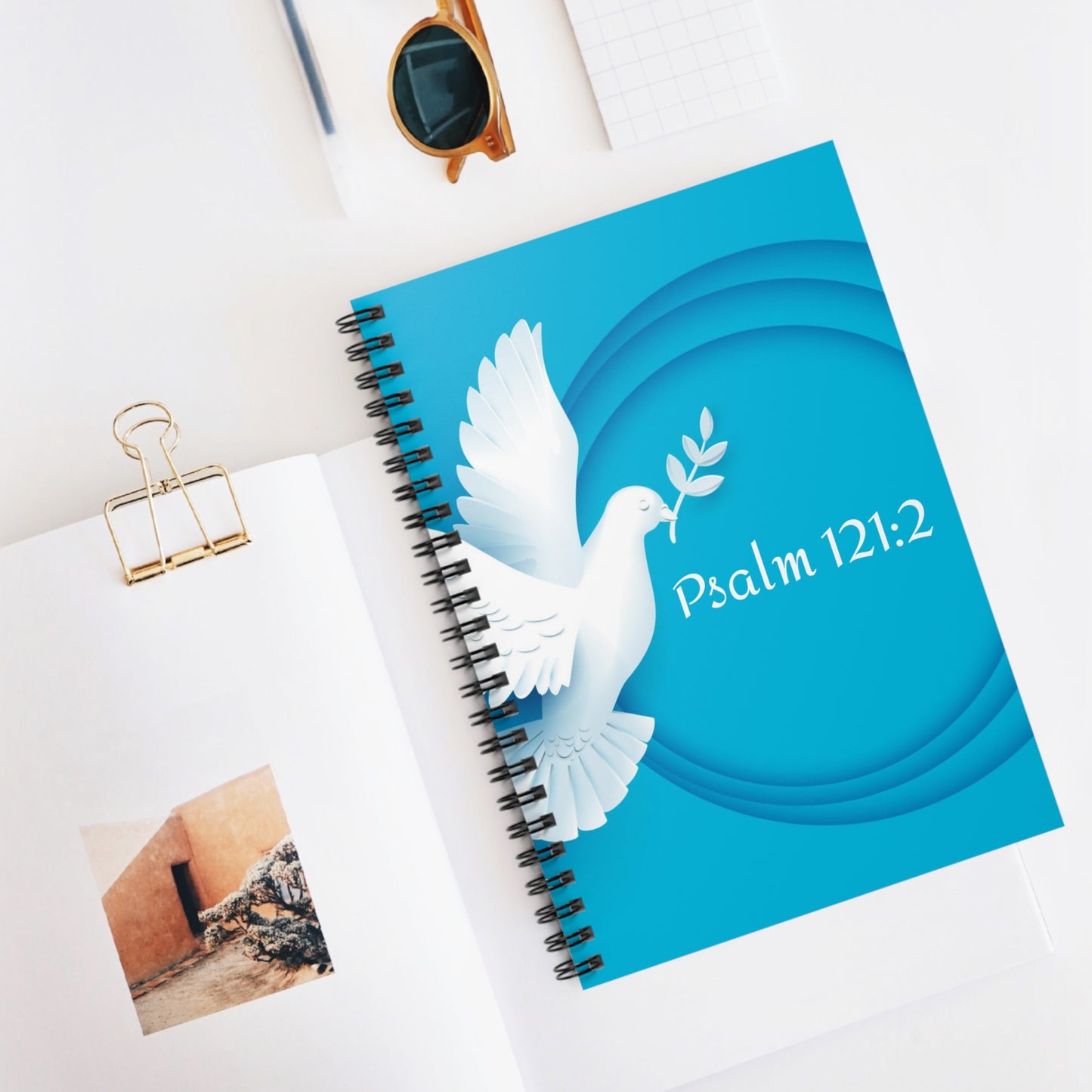 "Psalm 121:2" Spiral Notebook - Ruled Line