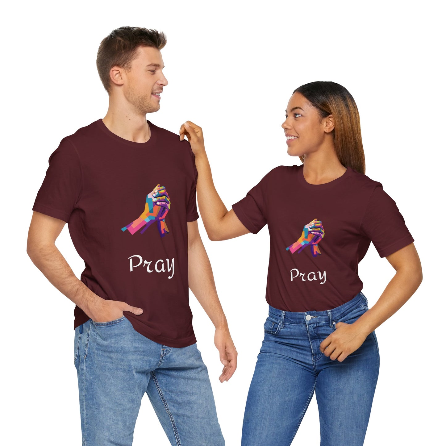Unisex "Pray Without Ceasing"Jersey Short Sleeve Tee