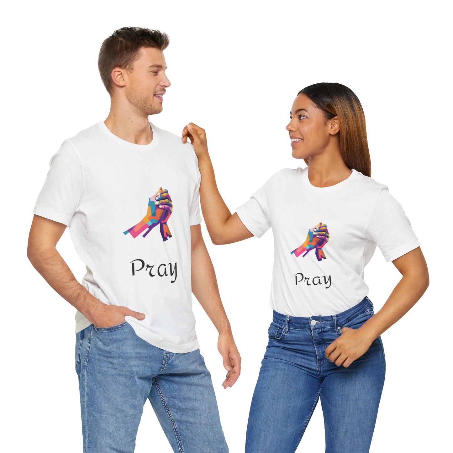 Unisex "Pray Without Ceasing"Jersey Short Sleeve Tee