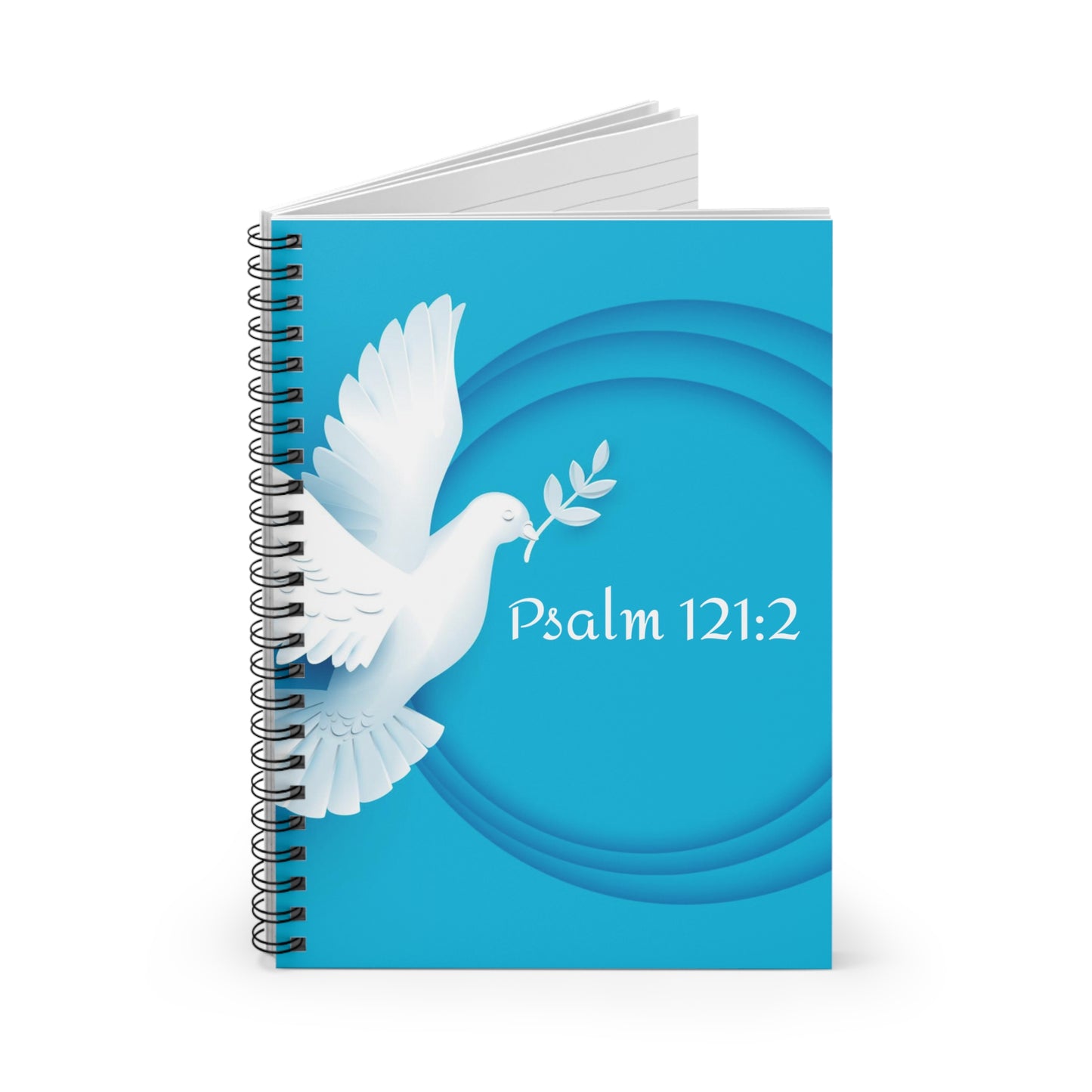 "Psalm 121:2" Spiral Notebook - Ruled Line