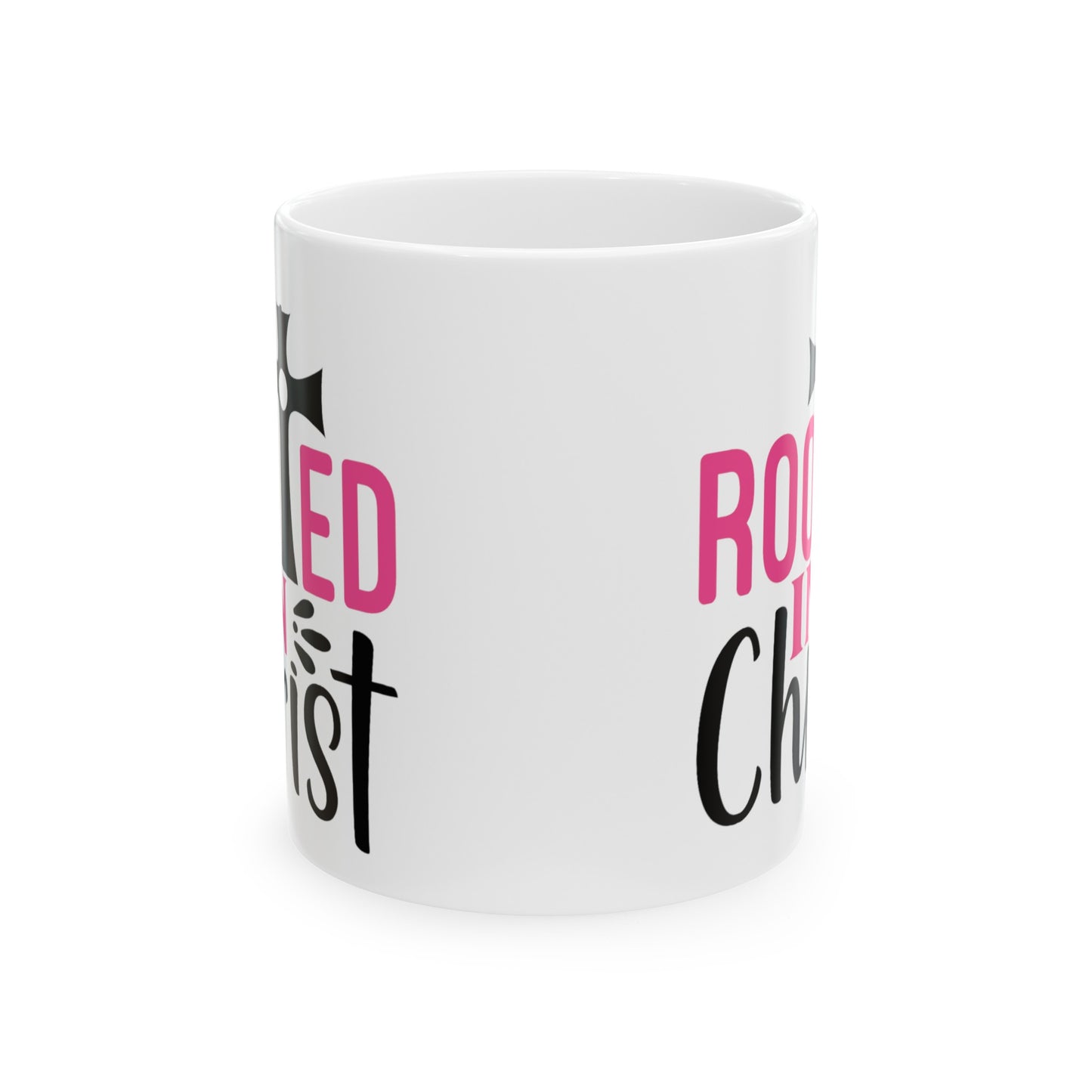 Rooted In Christ Ceramic Mug, (11oz, 15oz)