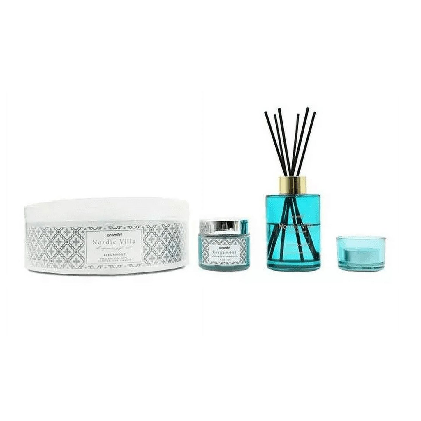 Aromart, Bergamont Scent, Aroma Candle & Diffuser, Gift Set