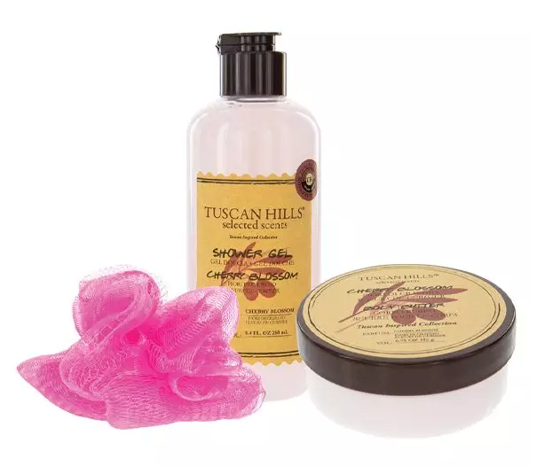 Tuscan Hills Cherry Blossom 3-pc. Body Care Collection