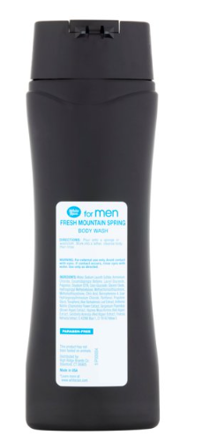 White Rain Body Wash for Men Fresh Mountain Spring 15 oz
