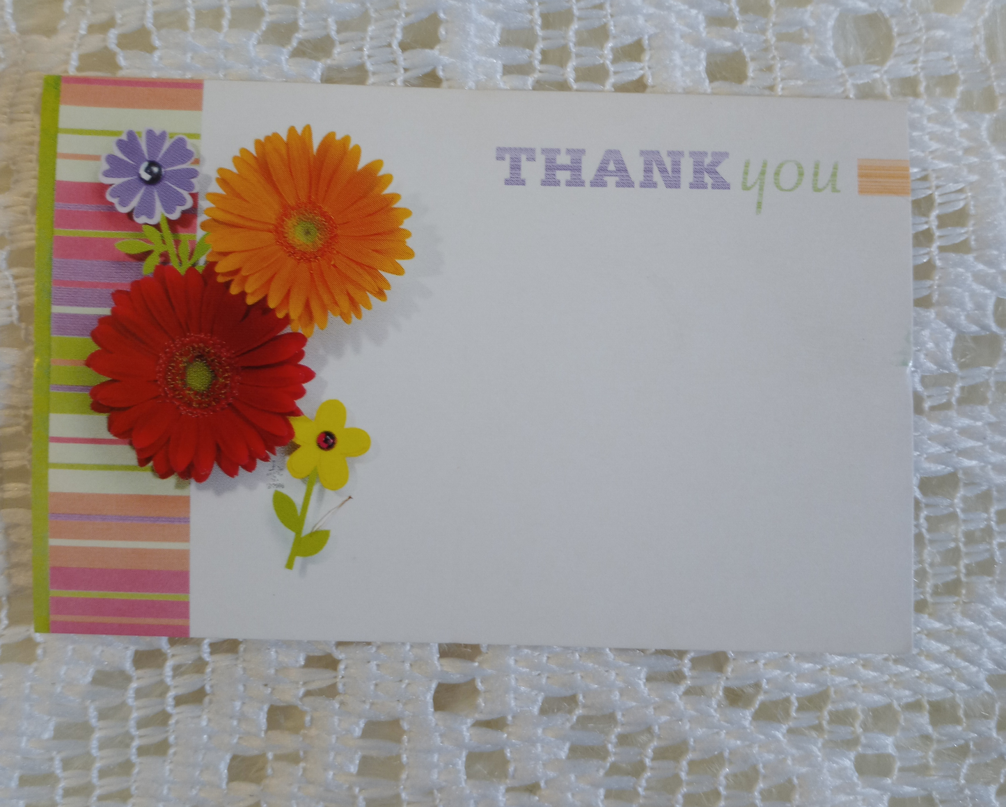 Thank You Orange & Red Flowers
