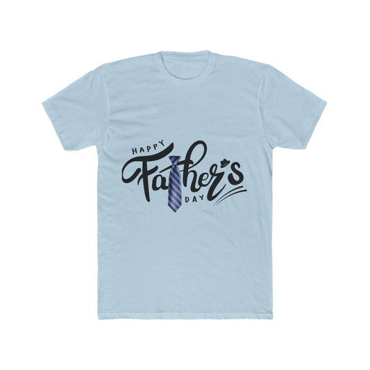 Men's "Happy Father's Day" Cotton Crew Tee