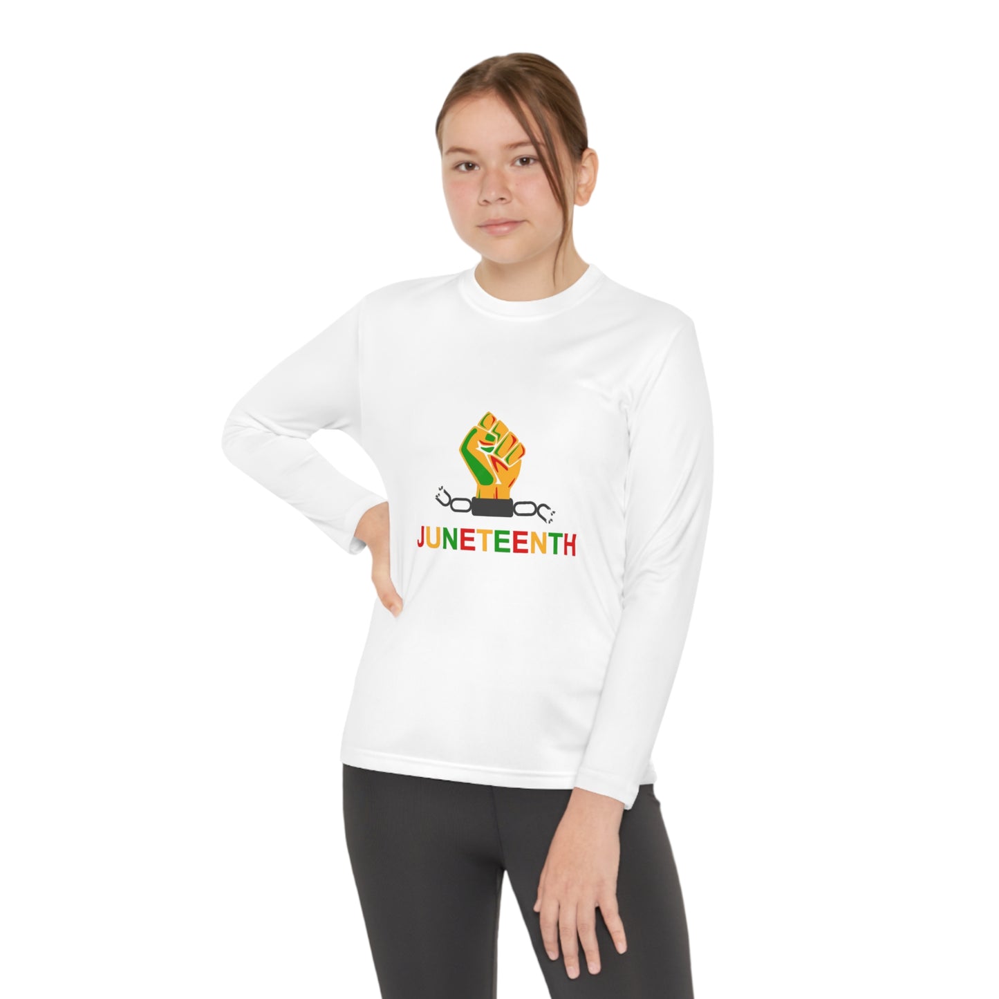 Youth "Juneteenth"  Long Sleeve Competitor Tee