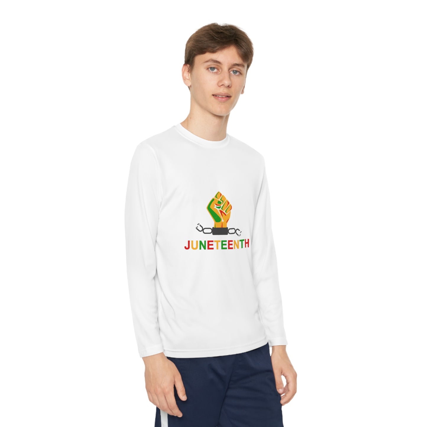 Youth "Juneteenth"  Long Sleeve Competitor Tee