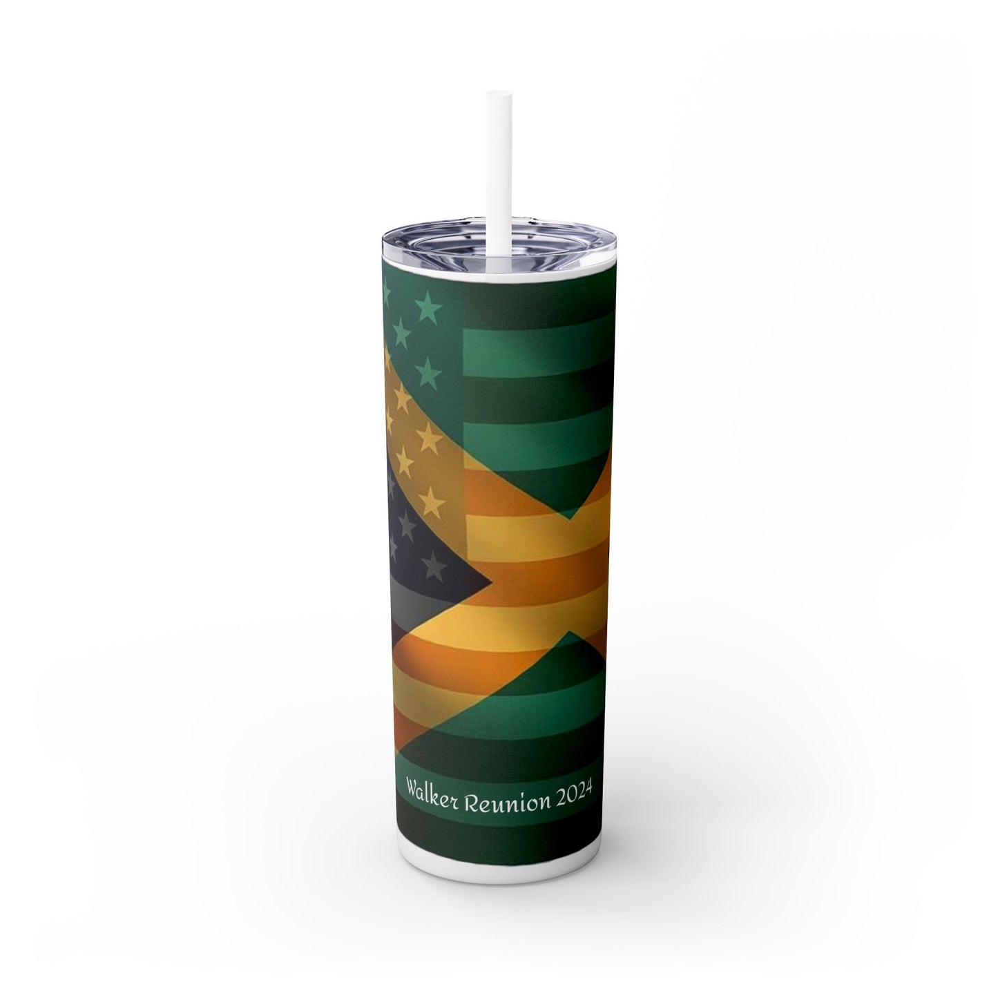 Walker Family Reunion Skinny Tumbler with Straw, 20oz