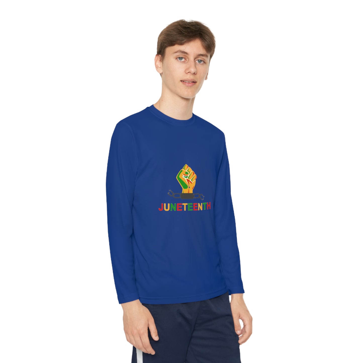 Youth "Juneteenth"  Long Sleeve Competitor Tee