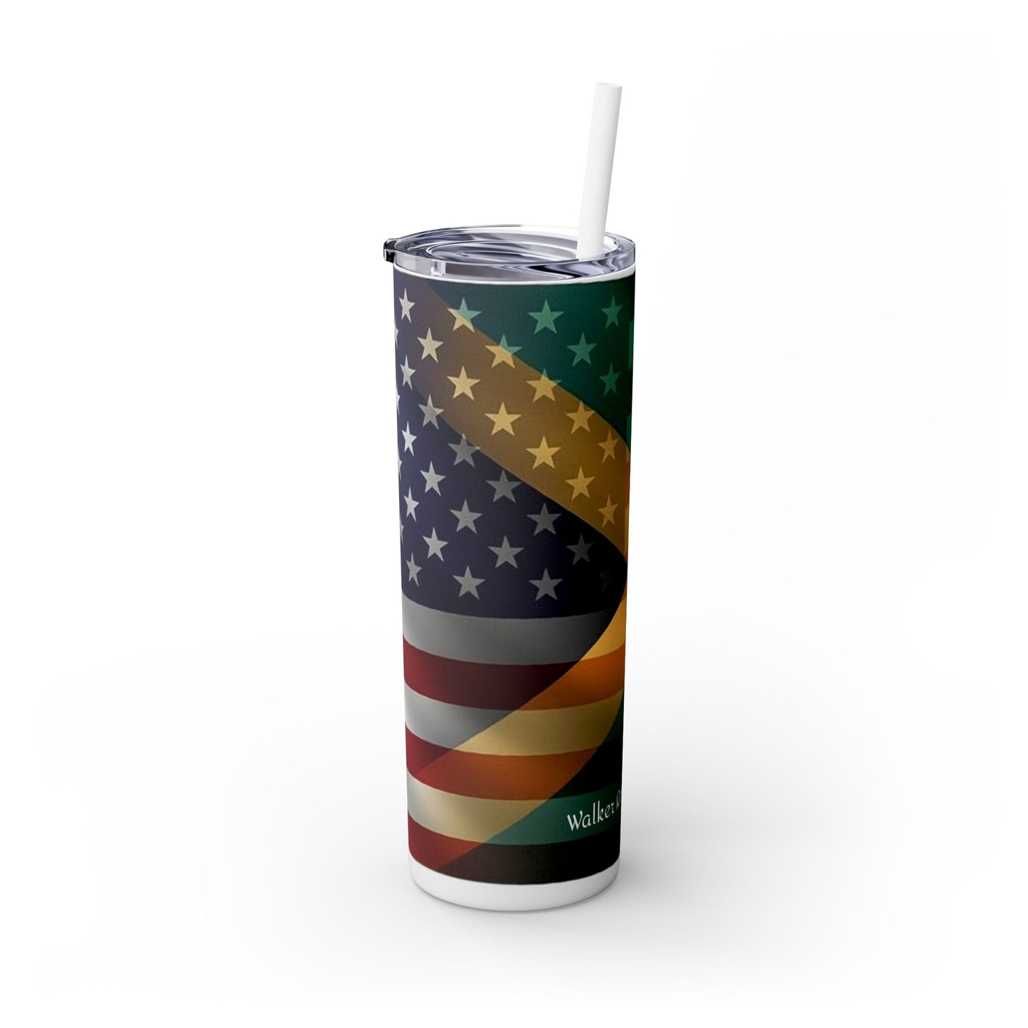 Walker Family Reunion Skinny Tumbler with Straw, 20oz