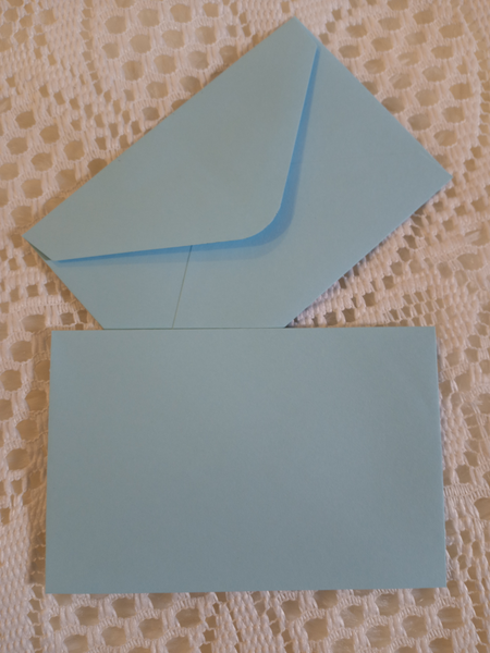 Sky Blue Envelope