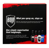 BOD man Fragrance Body Spray, Mini Gift Set, 1.8 Oz, 4 Pack
