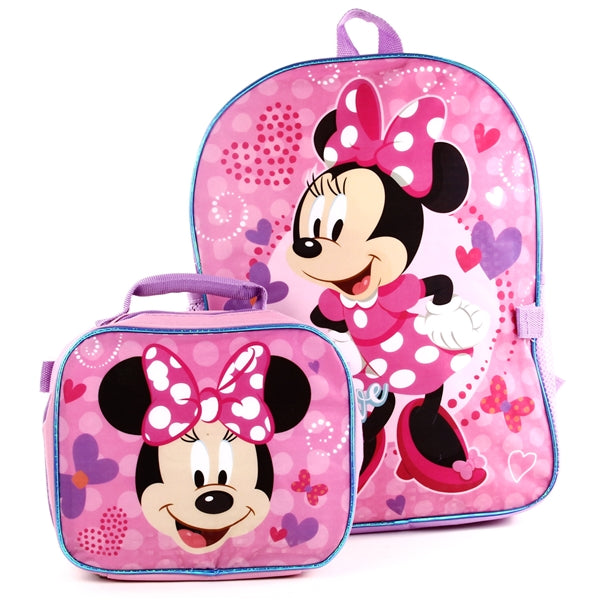 Minnie Mouse 16" Backpack with Lunch Bag