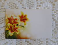 Yellow Flower Blank Card